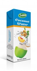 200ml Peach Flavour Coconut Water
